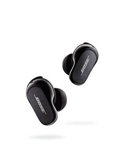 Fones de ouvido intra-auriculares Bose QuietComfort II, sem fio, Bluetooth, melhor cancelamento de ruído do mundo com cancelamento de ruído e som personalizados, preto triplo
