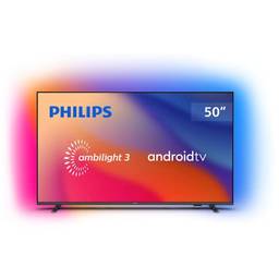 Smart TV 50" 4K Philips Android Ambilight 50PUG7907/78, Google Assistant, Comando de Voz, Dolby Vision/Atmos, VRR/ALLM, Bluetooth 5.0, 4 HDMI
