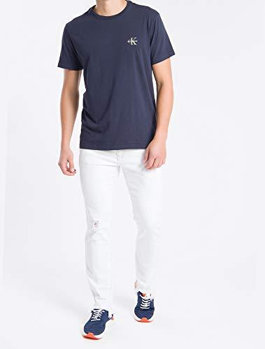 Camiseta Logo Peito, Calvin Klein, Masculino, Azul, M