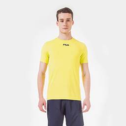 Camiseta Sun Protect Breezy, FILA, Masculino, Verde Limao/Marinho, P