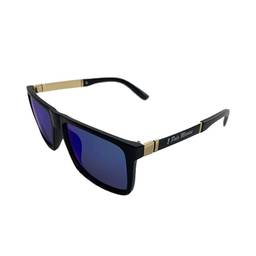 Óculos de Sol Polarizado Masculino Polo Marine (Azul - Gold)