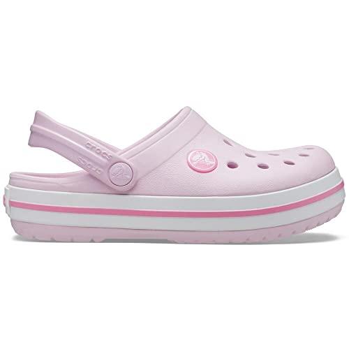 Sandália Crocband Clog K Clog, Crocs, Infantil Unissex, Ballerina Pink, 31