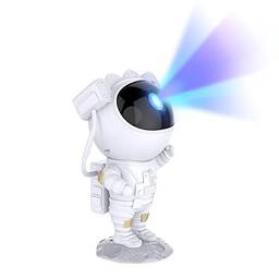 Projetor Astronauta Galáxia Luz Noturna Céu Estrelado Colorido RGB Led Decoração do Quarto Lâmpada de Cabeceira do Quarto Humor Romântico Presente para Crianças (postura em pé)