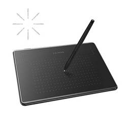 Tablet de desenho gráfico Huion Inspiroy H430P OSU compatível com Android com caneta stylus sem bateria e 4 teclas de pressão