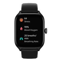 Amazfit GTS 4 Smartwatch 150 Modos Esportivos Smart Watch Com Alexa Aplicativo Zepp Embutido Para Telefone Android IOS ?Black?