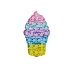 Pop It Fidget Toys Brinquedo Anti-stress Ice Cream Colors