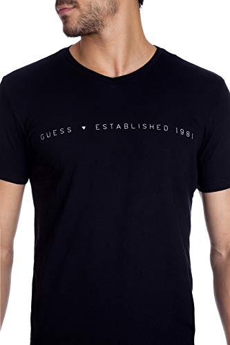 T-Shirt Established 1981, GUESS, Masculino, Preto, M