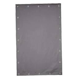 homozy Cortinas portátil cortinas de lámpara fácil instalar com ventosas para o berçário casa & hotel, cinzento