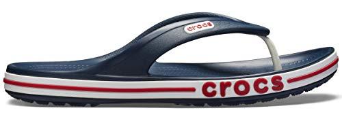 Chinelo Bayaband Flip Crocs, Adulto Unissex, Navy/Pepper, 36