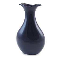 Vaso de Cerâmica Tulipa 32Cm Cobalto - Ceraflame Decor