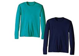 KIT 2 Camisetas UV Protection Masculina UV50+ Tecido Ice Dry Fit Secagem Rápida – P Verde Agua - Marinho