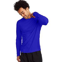 KIT 5 Camisetas UV Protection Masculina UV50+ Tecido Ice Dry Fit Secagem Rápida – GG Azul