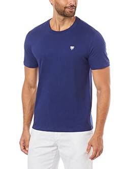 Camiseta Cavalera Básica Masculino, Azul, P