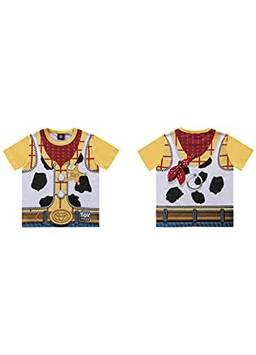 Camiseta Toy Story, Meninos, Fakini, Amarelo, 2