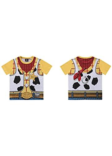 Camiseta Toy Story, Meninos, Fakini, Amarelo, 1