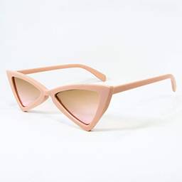 Óculos de sol Star Gatinho Geométrico Retrô Proteção UV400 Feminino Vazcon