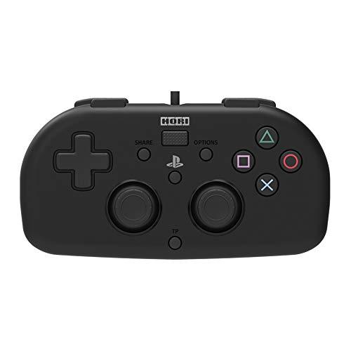 PS4 Mini Wired Gamepad (Black) by HORI - Officially Licensed by Sony