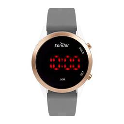 Relógio Condor, Pulseira de Silicone, Feminino Cinza COJHS31BAL/8C