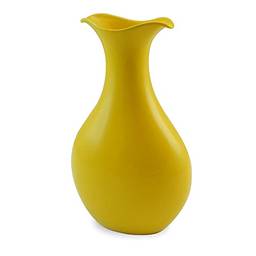 Vaso de Cerâmica Tulipa 32Cm Amarelo - Ceraflame Decor