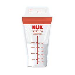 NUK Saco de leite materno Simply Natural Seal n' Go, 100 unidades