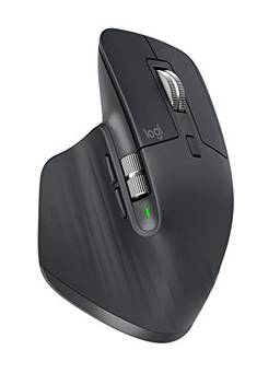 Mouse sem fio Logitech MX Master 3 com Sensor Darkfield para Uso em Qualquer Superfície, Conexão USB Unifying ou Bluetooth com Easy-Switch para até 3 dispositivos e Bateria Recarregável