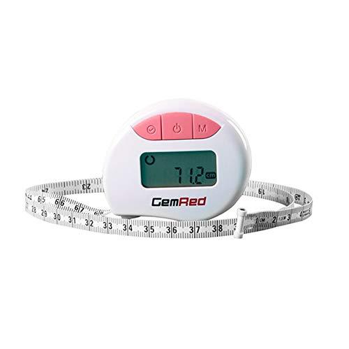 KKcare Fita métrica digital mede com precisão as circunferências da parte do corpo Display digital registra resultados medições rosa