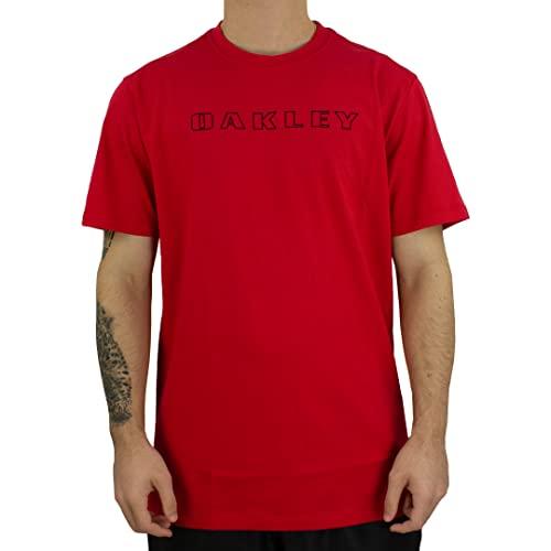 Camiseta Oakley Masculina Bark Tee, Vermelho, P