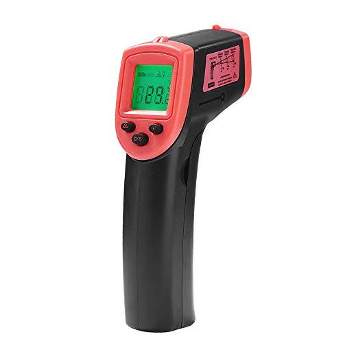 Romacci HW600 Termômetro infravermelho portátil sem contato com visor LCD Medidor de temperatura, termômetro industrial IR digital Termômetro pirômetro a laser, -50~600 ° C / -58~1122 ° F (NÃO par