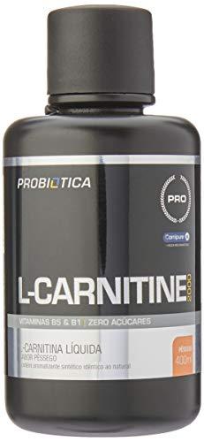 L-Carnitina 2000 (400 Ml) - Sabor Pêssego, Probiótica