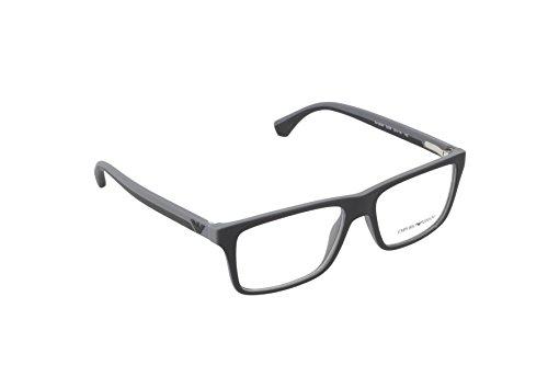 Óculos de Grau Emporio Armani EA3034 5229 Preto Fosco Lentes Tam 55