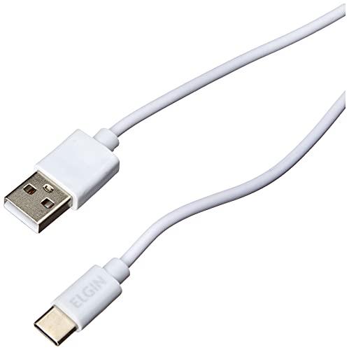 Cabo USB Tipo C 1 m Elgin, 46RCTIPOC000, Branco