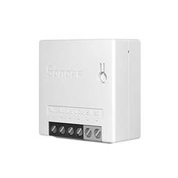 SONOFF Interruptor De Luz Sem Fio Inteligente Mini R2 10A Wi-Fi, Módulo Diy Universal Para Solução De Automação Residencial Inteligente, Funciona Com Amazon Alexa E Assistente Doméstico Do Google (1-Pack)