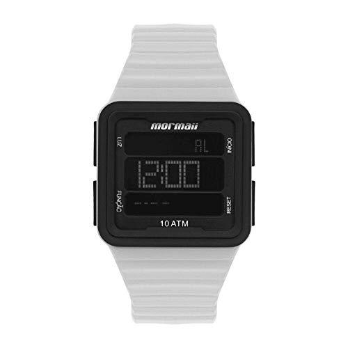 Relógio Mormaii, Pulseira de Silicone, Masculino Branco MO0719AB/8W