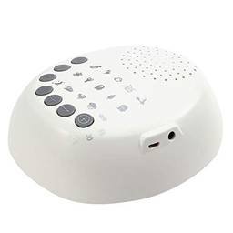 JJone Máquina de som para bebê dormir apaziguadores de ruído branco com 15 sons suaves Temporizador de 15,30,60 minutos para viagens de escritório em casa