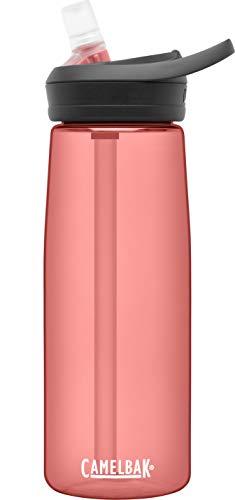 CamelBak Eddy+ Garrafa de água com renovação Tritan – topo com canudo, 946 ml, rosa