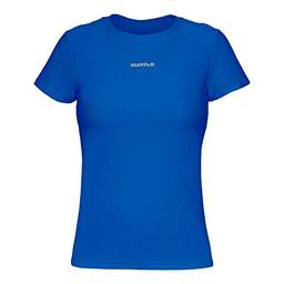 Camiseta Active Fresh Mc - Feminino Curtlo M Azul