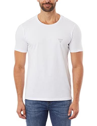 T-Shirt Tring Peq Peito, Guess, Masculino, Branco, P