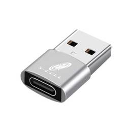 Adaptador USB para USB C 3A Turbo Carregamento Ultra Rápido PRATA (Prata)