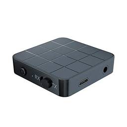 Andoer Receptor de áudio, transmissor, Bluetooth 5.0 AUX RCA 3.5 MM Jack USB Music Stereo Adaptadores sem fio para TV do carro alto-falante do PC