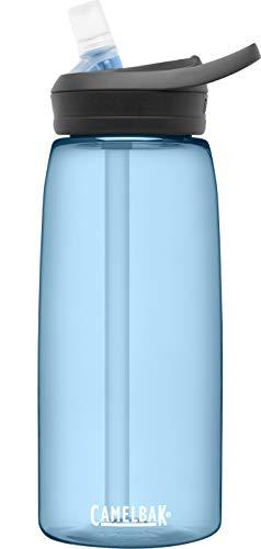 CamelBak Garrafa de água eddy+ com Tritan Renew – Canudo Top 946 ml, Azul Verdadeiro