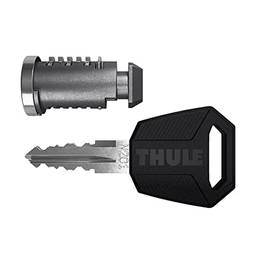 Thule Pacote com 8 sistema de uma chave, prata/preto