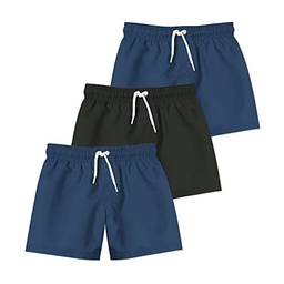 Kit 3 Shorts Masculino Bermuda Mauricinho Liso Básico Tactel, Tamanho M