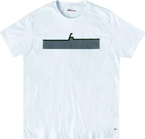 Camiseta Pied De Poule, Aramis, Masculino, Branco, M