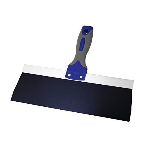Warner — Faca para drywall de aço azul ProGrip de 30,5 cm, cabo macio, 10873