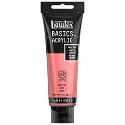 Liquitex Basics Tinta Acrílica, Rosa (Rose Pink), 118 ml