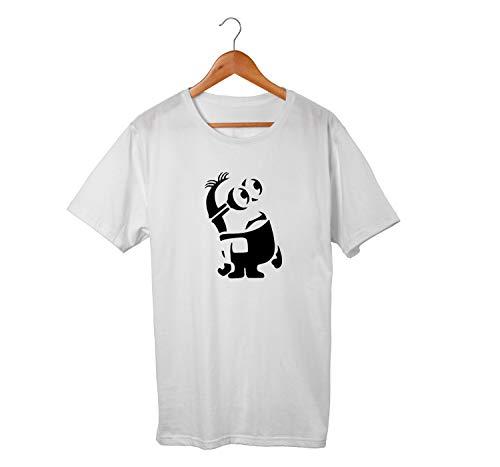 Camiseta Unissex Minion Meu Malvado Favorito Desenho 100% Algodão (Branco, M)