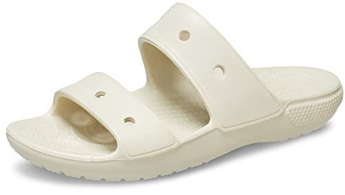 CROCS Classic Crocs Sandal - Bone - M8W10 , 206761-2Y2-M8W10, Unisex Adult , Bone , M8W10