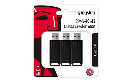 Dt2064GB-2P - Pen Drive De 64GB Usb 2.0 Data Traveler Série 20 (Kit Com 2 Unidades)