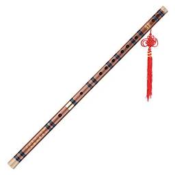 Dizi, Romacci Flauta de bambu amargo plugável Dizi Instrumento musical de sopro chinês tradicional feito à mão Chave do nível de estudo D Desempenho profissional