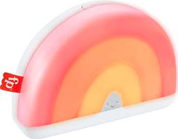 Fisher-Price Mattel HGB91 Arco-íris doces brinquedos com luzes quentes e sons relaxantes, ajuda para adormecer, presente para bebé recém-nascido, Cor: Multicolor